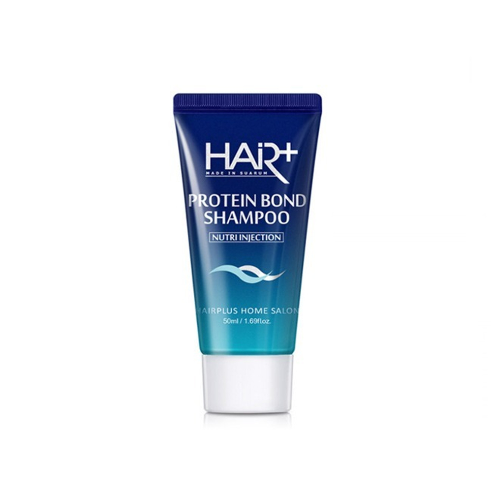 HAIR PLUS Protein Bond Shampoo восстанавливающий шампунь с протеинами шелка для укрепления сильно поврежденных, ослабленных или ломких волос