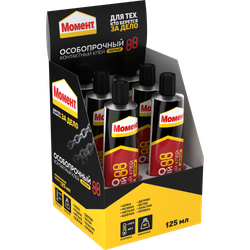 Клей Момент 1273052 Особопрочный водостойкий 88 125 мл. ШБ | Клеи бытовые и универсальные