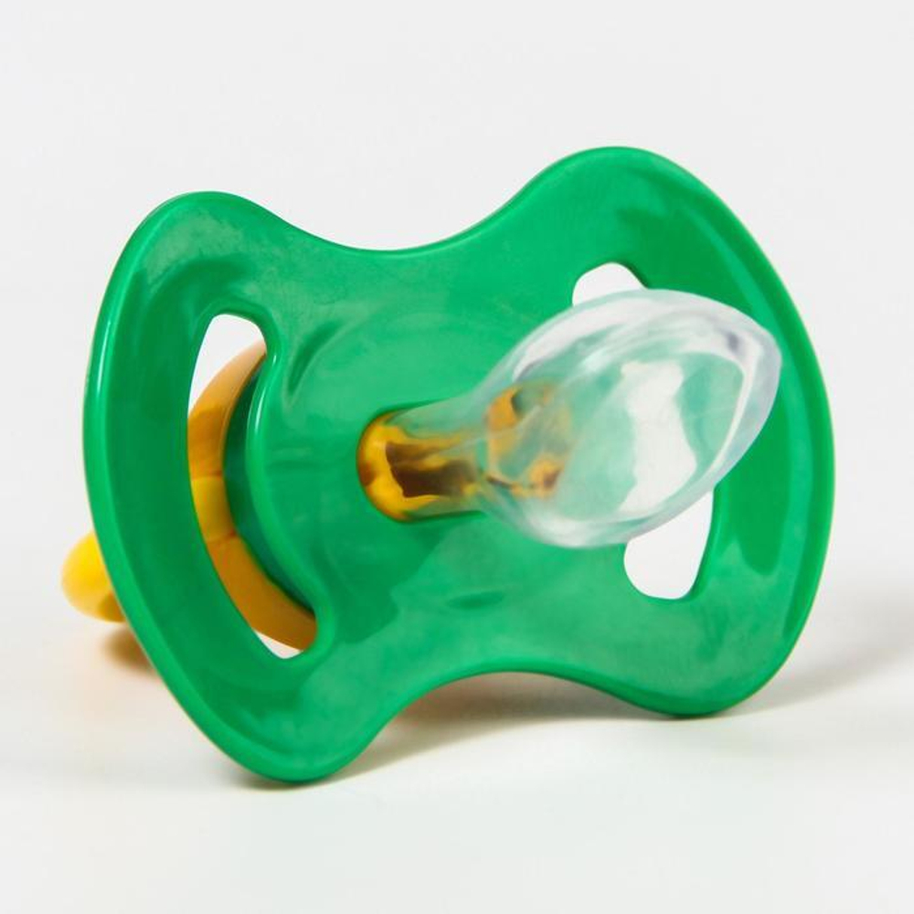 6478609 Соска-пустышка ортодонтическая силиконовая в контейнере «Леопард»