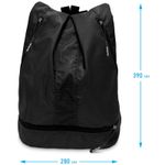 Мешок-сумка 1 отделение Berlingo "Classic black", 39*28*19см, 1 карман, отделение для обуви