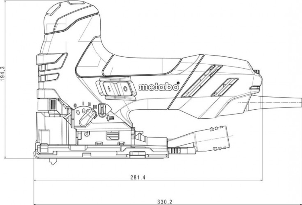 Лобзик сетевой METABO STE 140 Plus Metaloc 601403700