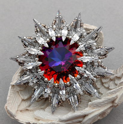 Мастер-класс по броши Астрея