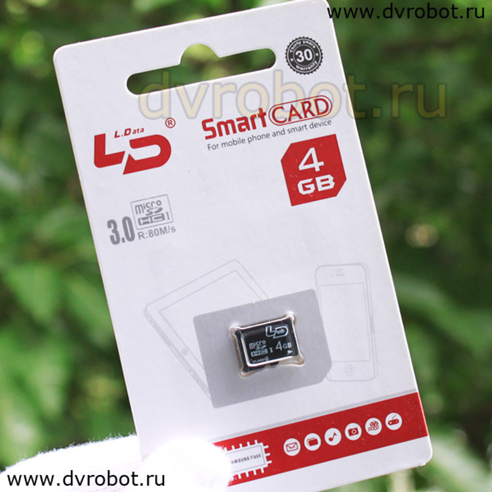 MicroSD,4GB класс 6