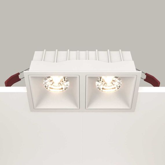 Встраиваемый светильник Maytoni Technical DL043-02-15W3K-SQ-W