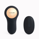 Vick Black Массажер простаты с вибрацией и ДУ (Цвет: черный)