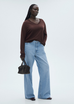 Джинсы Danila с широкими штанинами и высокой посадкой