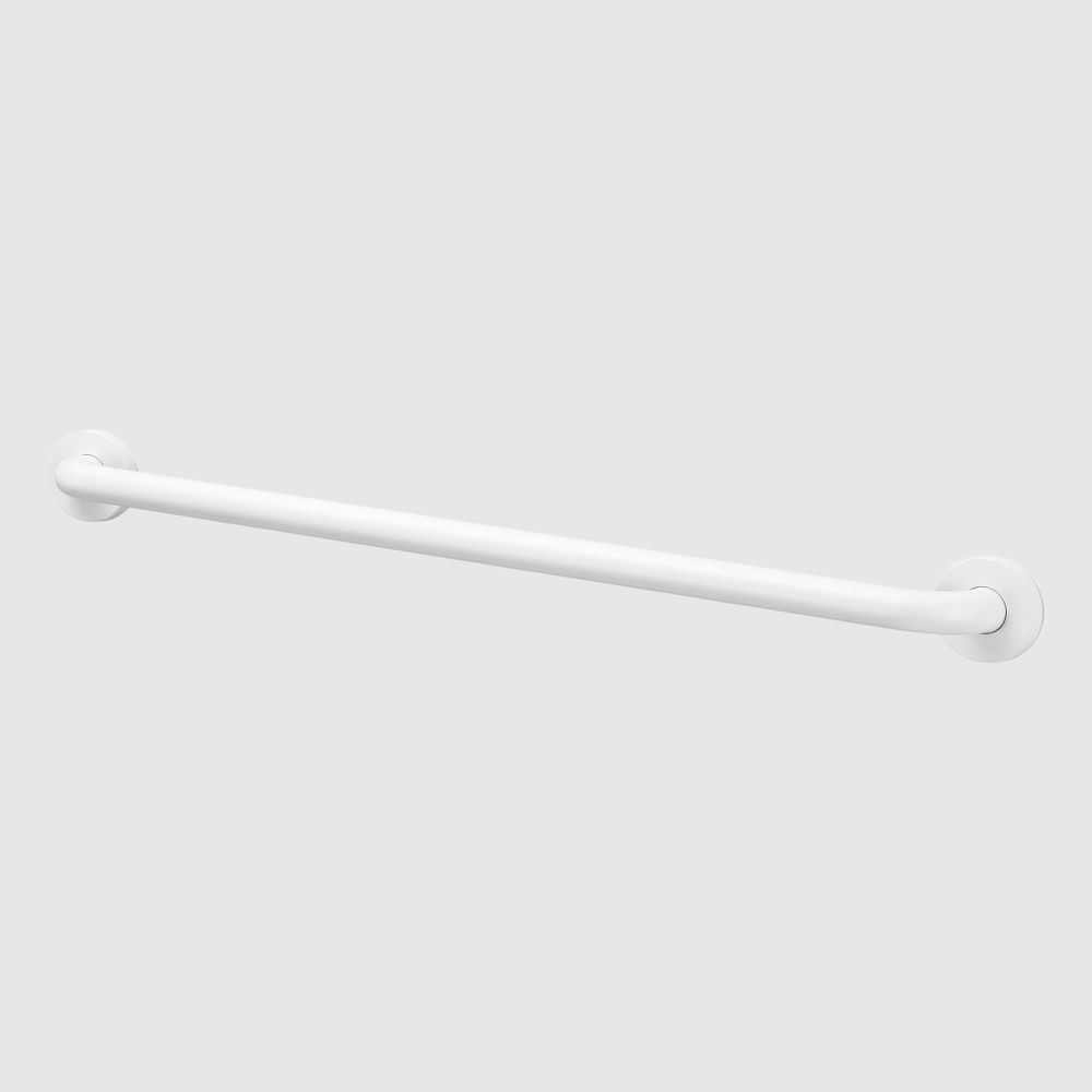 Поручень прямой 1000 мм нерж. сталь NOFER 15054.100.W белый