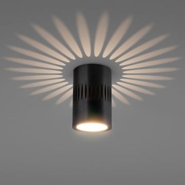 Накладной светодиодный светильник с подсветкой DLS026 черный Elektrostandard