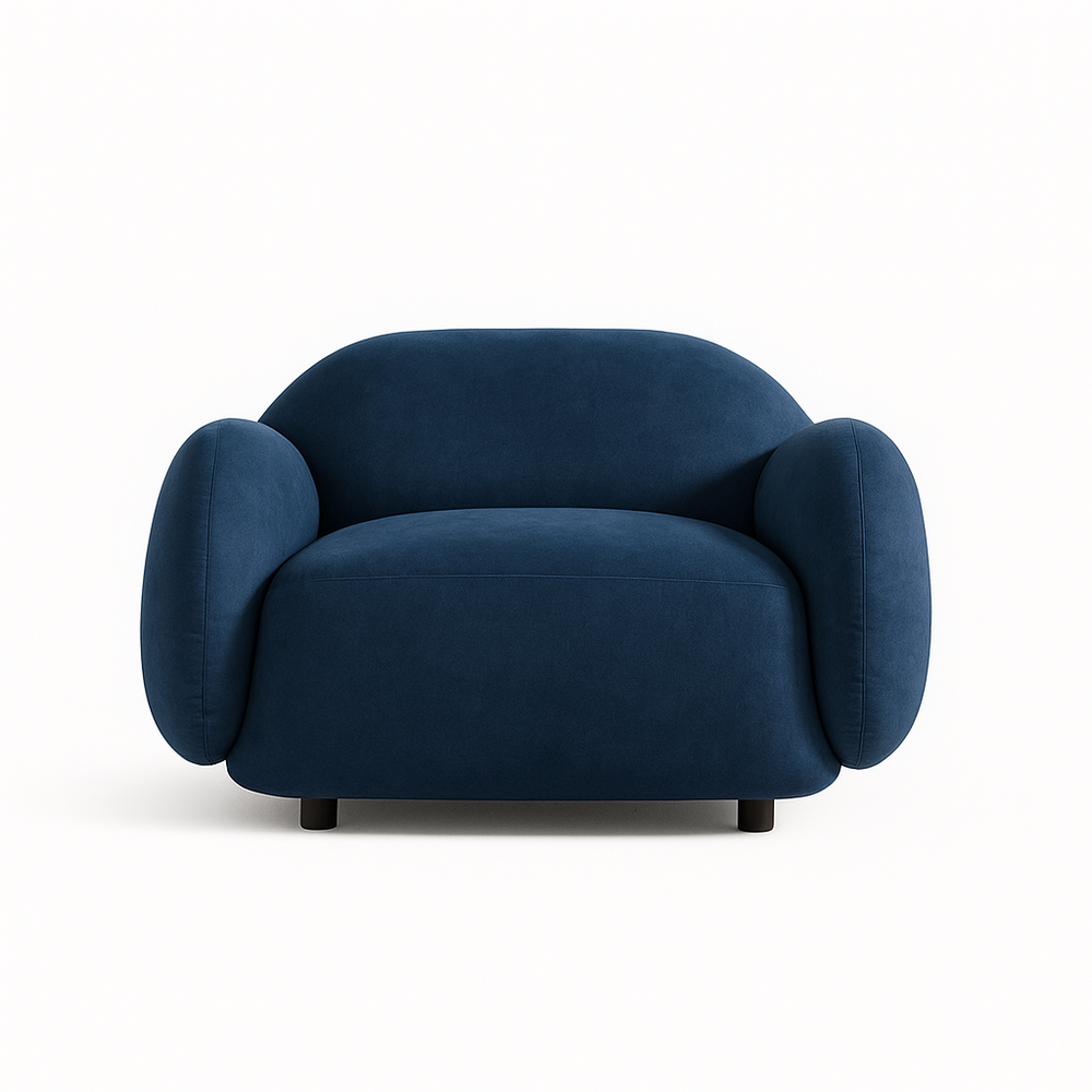 Дизайнерское кресло BLOB бархат 022