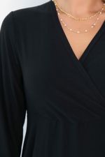 Платье трикотажное Эхо лета (черное) П14366-1М LT Collection