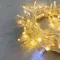 Светодиодная гирлянда с колпачком 100 теплых белых LED ламп 10 м., мерцание, 220-230 В., прозрачный провод ПВХ, IP65, LTC (PST100BLWCAP-10-2WW)