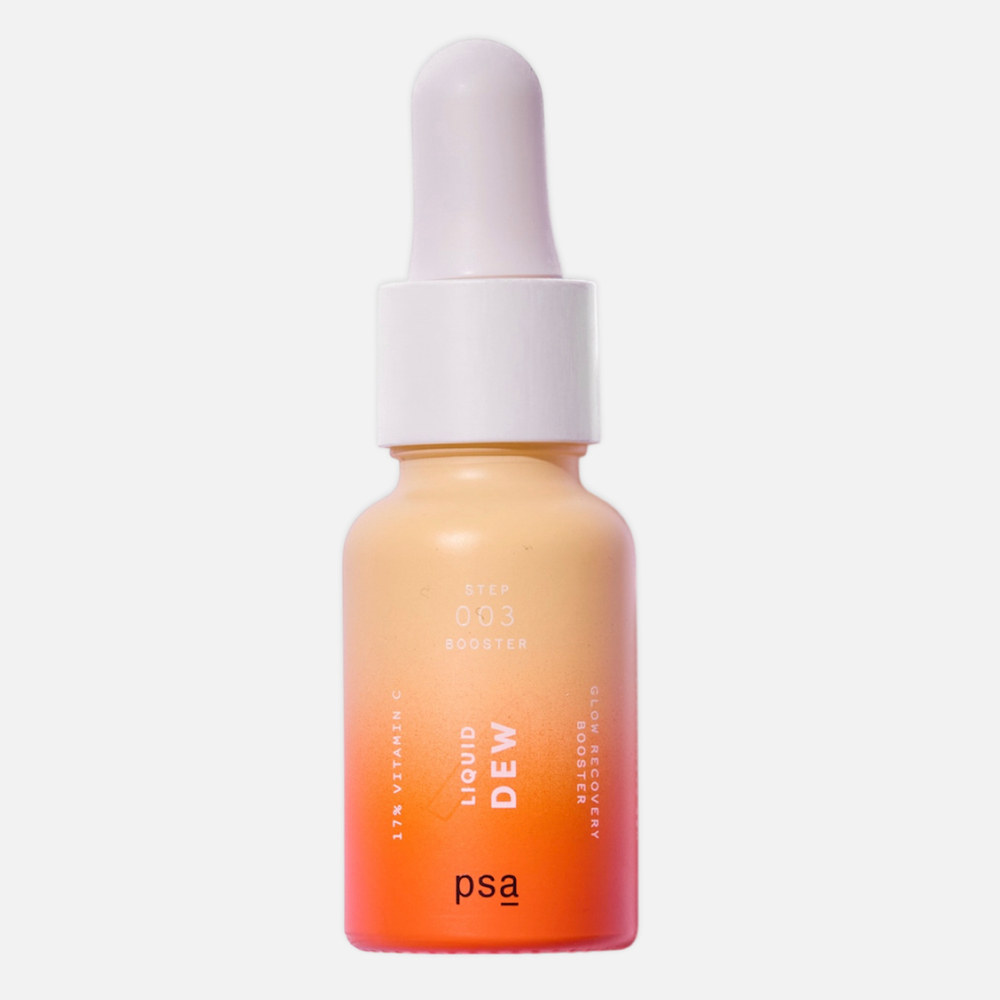PSA LIQUID DEW 17% Vitamin C Glow Recovery Booster Антиоксидантный восстанавливающий бустер для восстановления и ухода за кожей с витамином С 17%, 15 мл