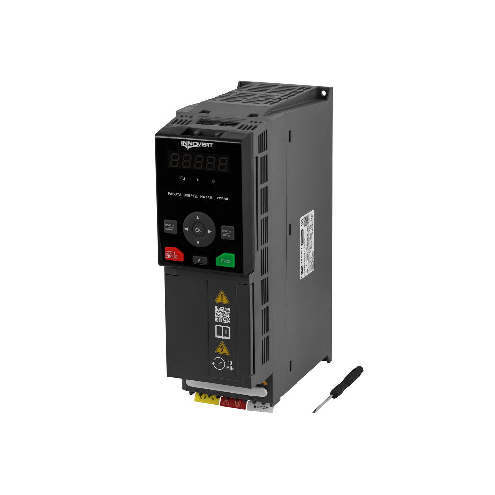 Преобразователь частоты модульный INNOVERT IMD751U21E с векторным управлением,0,75кВт, 220В, 3.8А