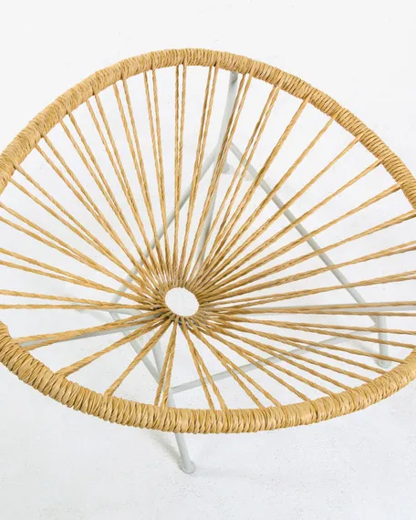 Плетеное кресло Acapulco бежевое