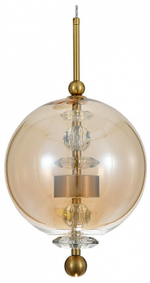 Подвесной светильник Indigo Illusione 11055/1P Amber