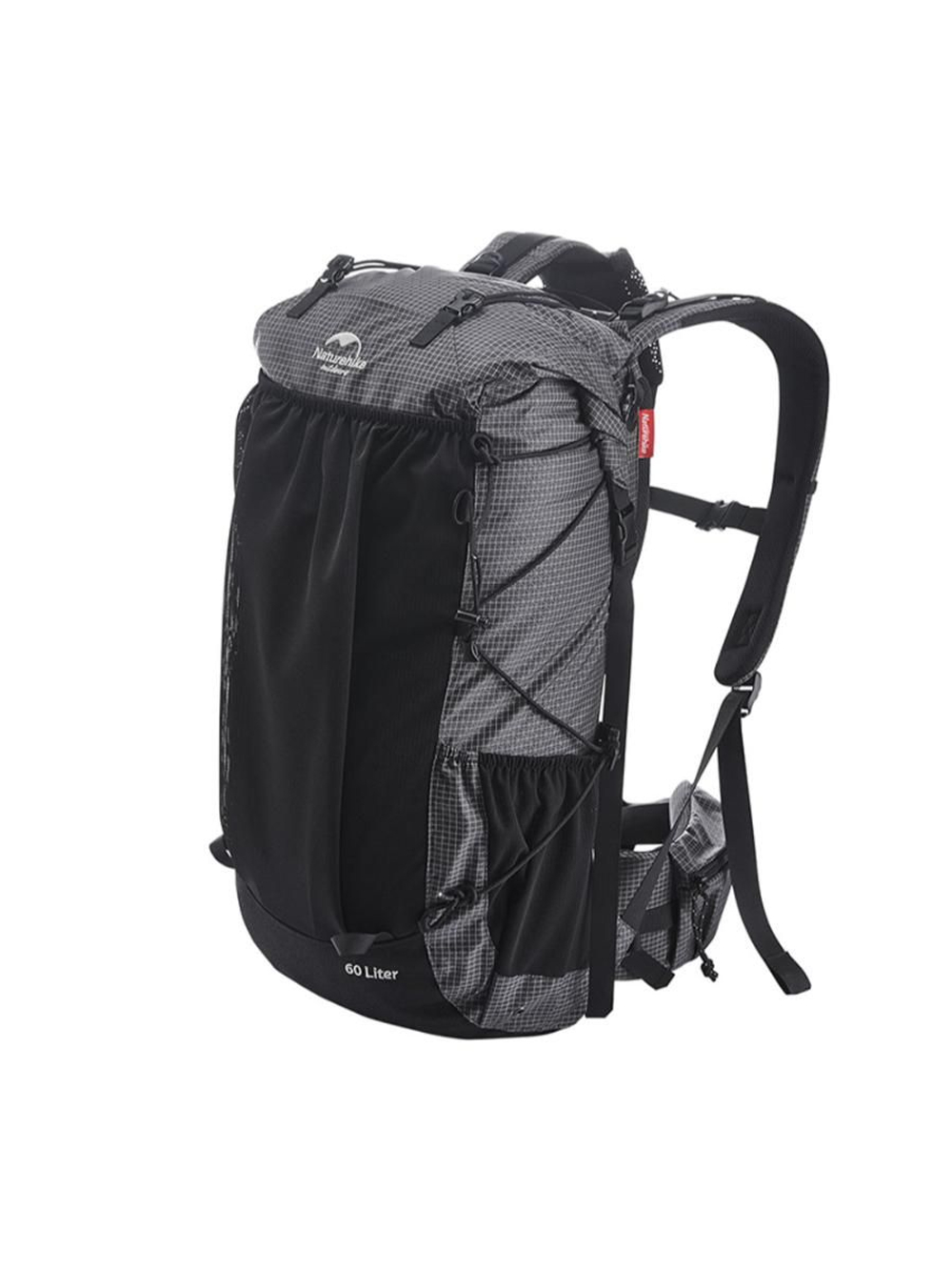 Рюкзак Naturehike Rock Series NH19BP095 60-65 л с рамой, dyneema, черный, 6927595761649