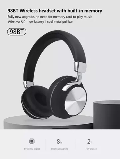 Bluetooth  наушники Music 98BT black