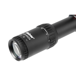 Прицел оптический Veber Пневматика 1.2-6х24 - фокус на окуляре с градуировкой