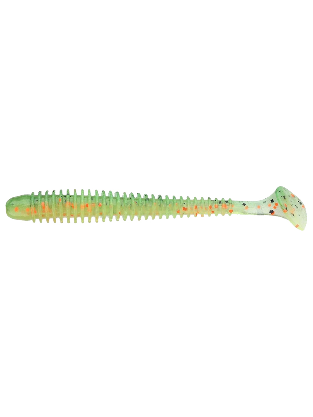Приманка силиконовая Keitech Swing Impact 4.5" #417 Gold Flash Minnow, 3 упаковки по 6 штук