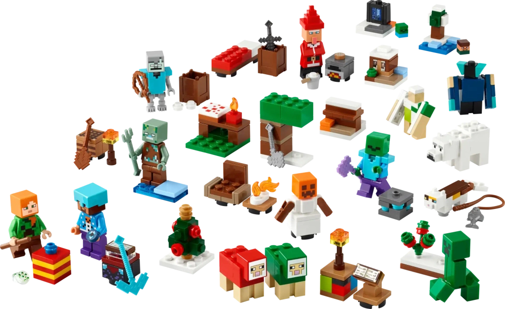 Конструктор LEGO Minecraft 21280 Адвент календарь 2025