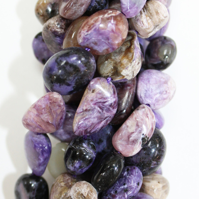 Чароит галтовка бусины 9-11мм