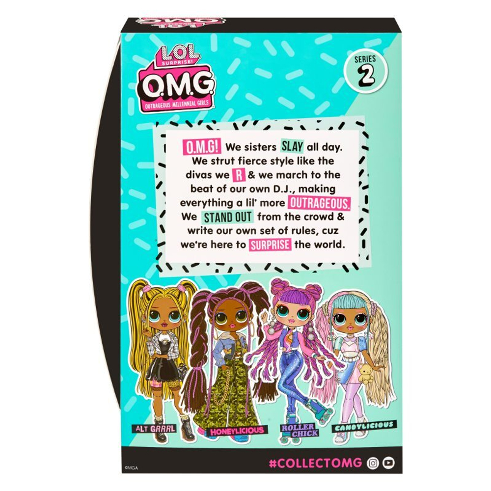 LOL SURPRISE - Базовая кукла OMG Candylicious Series 2 586111