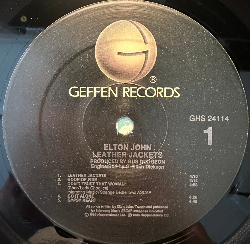 Elton John - Leather Jackets (США 1986г.)
