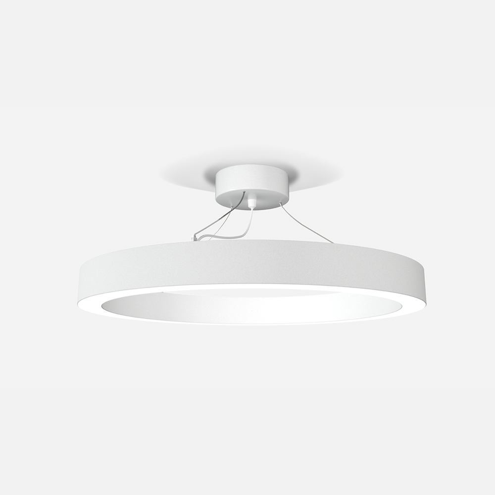 Светильник подвесной кольцо AltoLight Aura D600, потолочная чаша в комплекте
