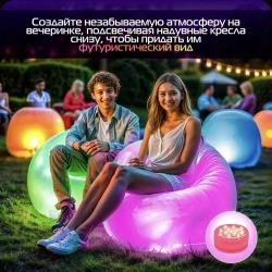 Подводный фонарь подсветка для бассейна, для пруда, светильники для аквариума / светильник для бассейна с пультом - 2 штуки