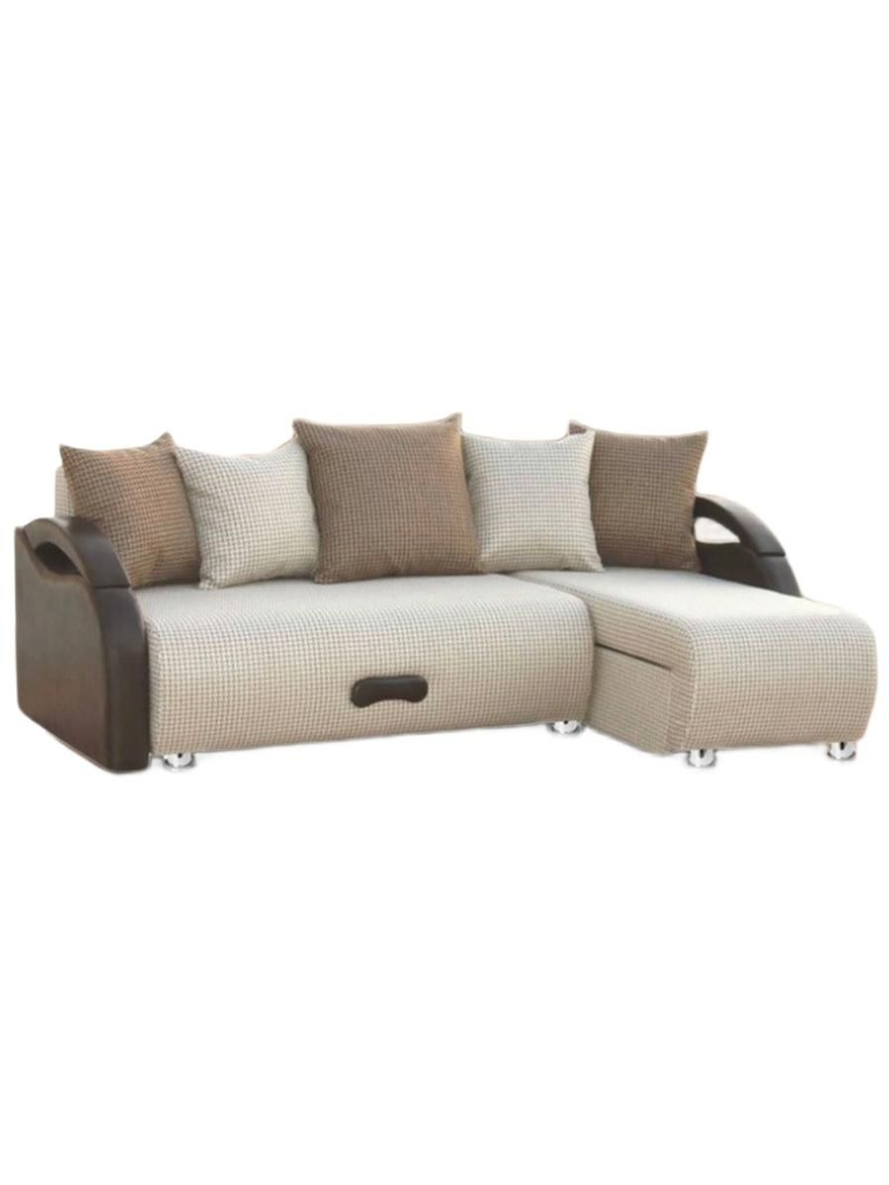 Диван-кровать угловой Еврокнижка Юпитер Ратибор Светлый