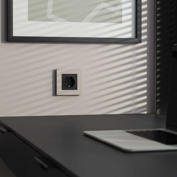 Рамка на 1 пост Werkel Slab дымчатый софт W0012917 a071622