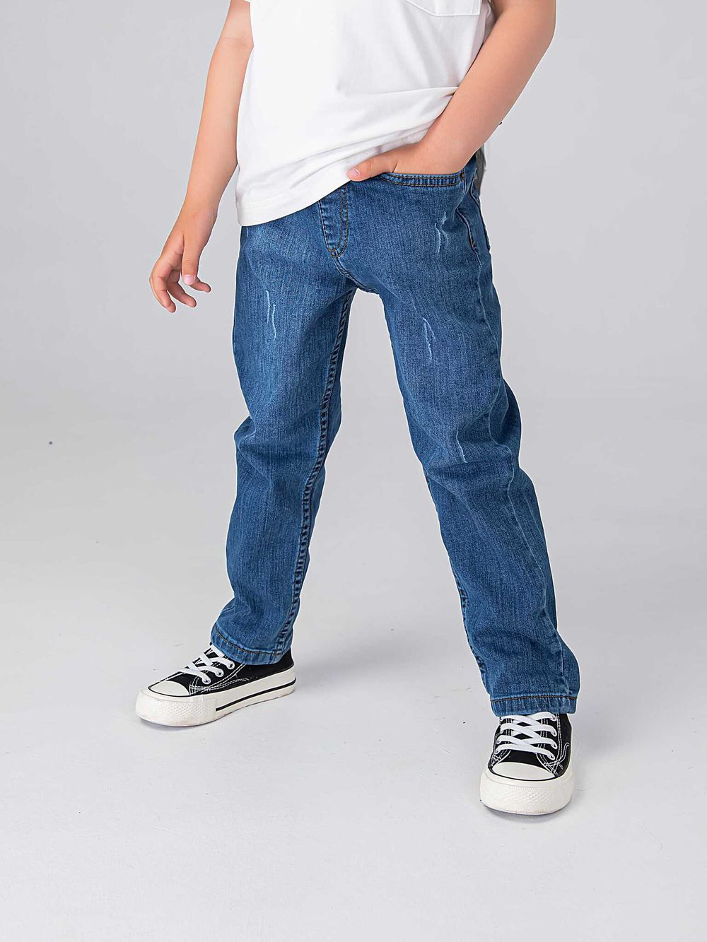 Джинсы прямые "Синие"