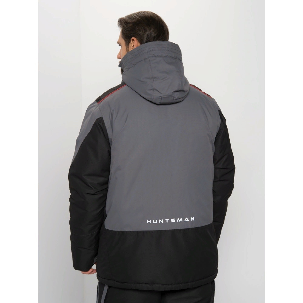 Костюм зимний SIBERIA ЗИМА ТК.BREATHABLE ЦВ.СЕРЫЙ/ЧЕРНЫЙ