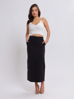 Кроп-топ на бретелях