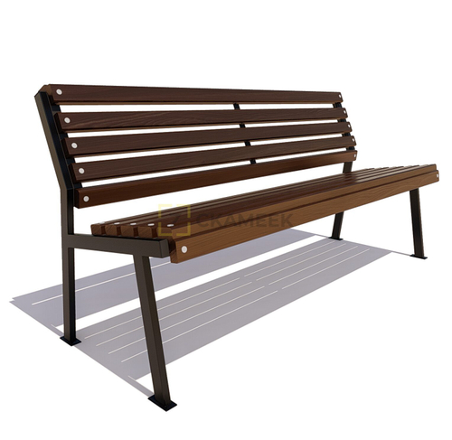 Скамейка парковая «Ретро» без подлокотников (0,6 м лиственница,40х60)