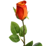 Цветок искусственный «Natur» 45см Роза оранжевая