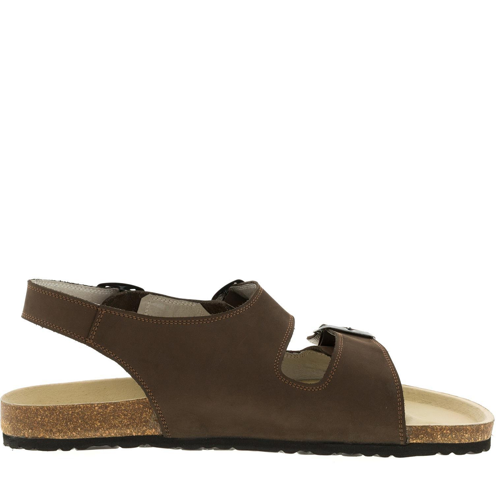 588107 сандалии мужские коричневые