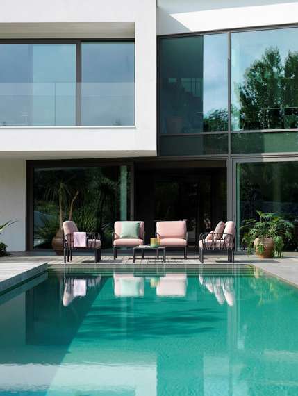 Уличное кресло Komodo Poltrona, серое