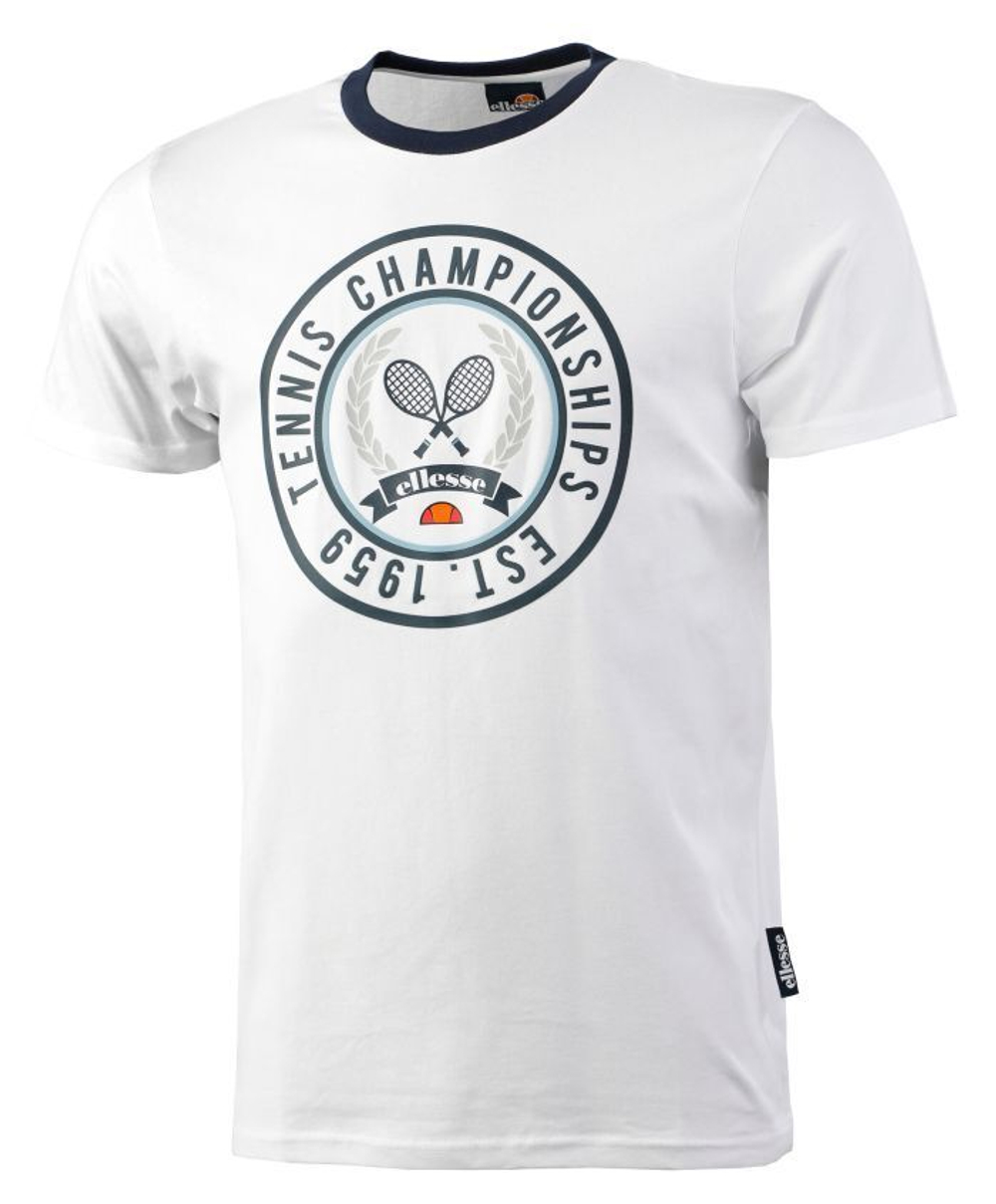 Мужская теннисная футболка Ellesse Segna Tee - небесный