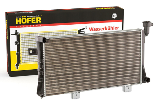 Радиатор охлаждения ВАЗ 21214 Нива алюминий Hofer
