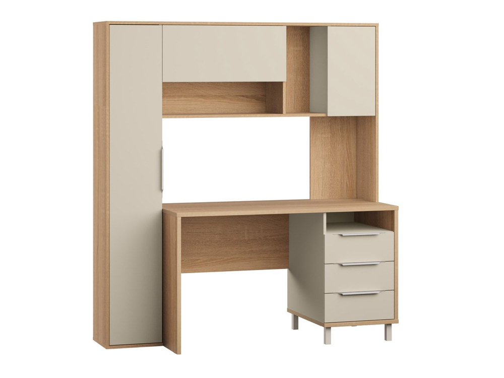 Комфорт Стол компьютерный 12.95 Дуб Сонома / Сатин