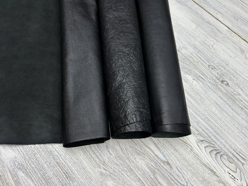 Лот Black Royal Mix (0,6-0,8-1,0 мм), натуральная кожа