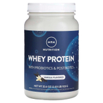 MRM Nutrition, Сывороточный протеин, 2 миллиарда пробиотиков, ваниль, 2,03 фунта (923 г)