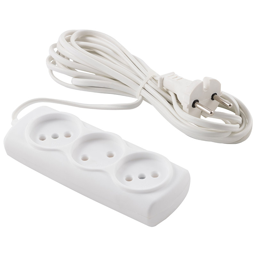 Удлинитель Engy "Эконом" 5м/3роз (ШВВП 2х0.75)