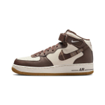 Кроссовки Nike Air Force 1 Mid Brown Plaid