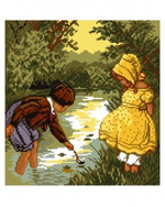 "Дружба"-0195 канва с рисунком