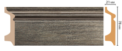 Плинтус напольный DECOMASTER D122-86 ШК/16 (78*21*2400мм)
