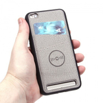 Магнитный чехол с карманом для Xiaomi Redmi 5A, 010637 Серый