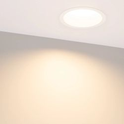 Светильник MS-DROP-BUILT-R137-24W Warm3000 (WH, 90 deg, 230V) (Arlight, IP54 Металл, 5 лет) 041463