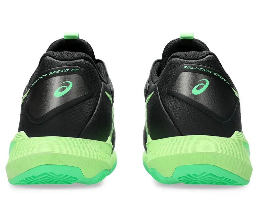 Теннисные кроссовки Asics Solution Speed FF 4 Clay - black/illuminate green